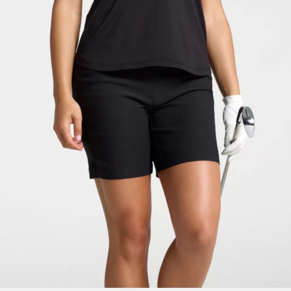 Walter Hagen Performance 11 Sculpt Pull On Shorts Grey 7 Inch Inseam Womens M